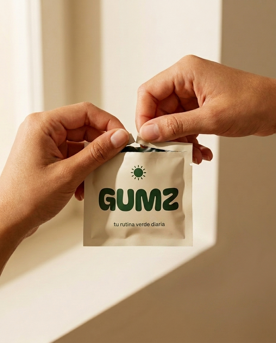 Manos abriendo un sobre GUMZ