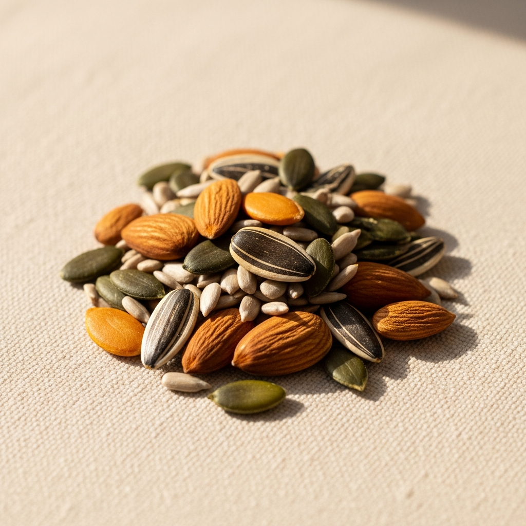 Semillas y nueces — minerales