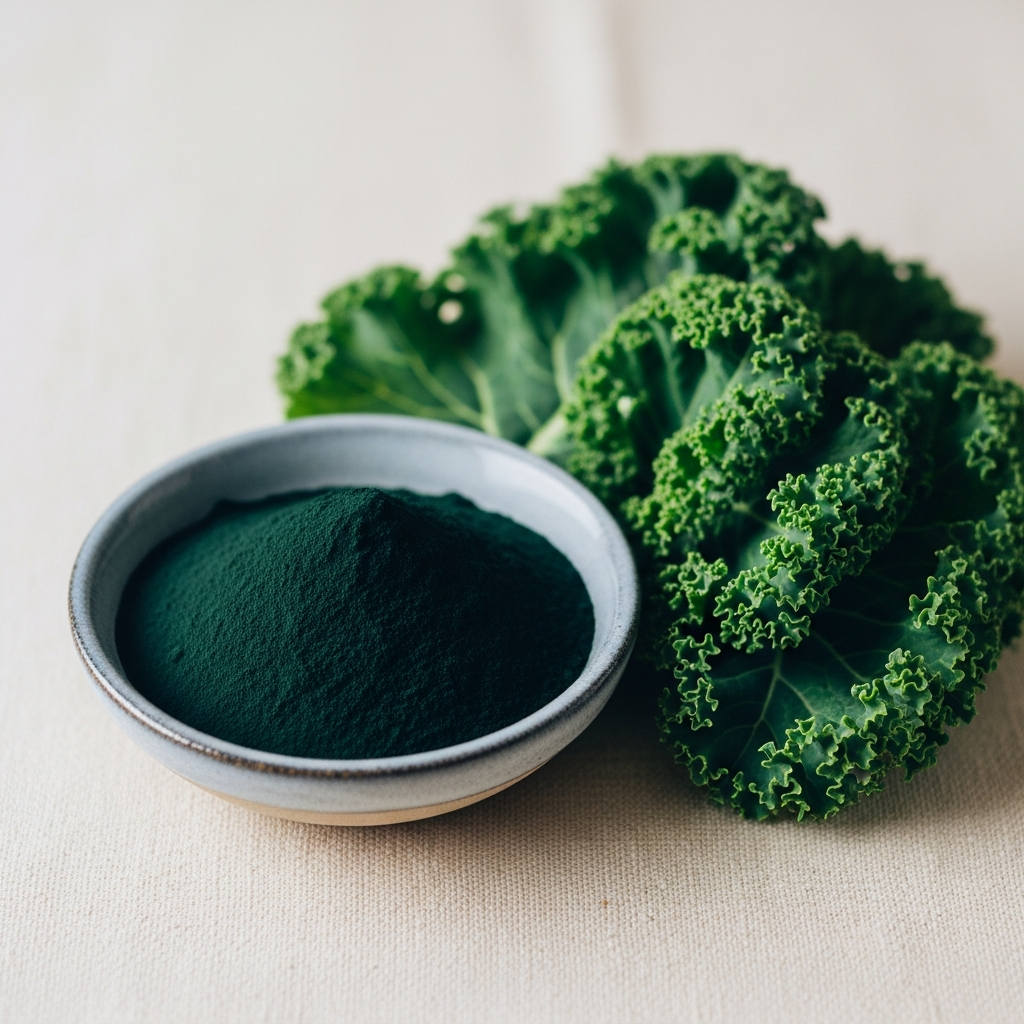Espirulina y kale — super greens